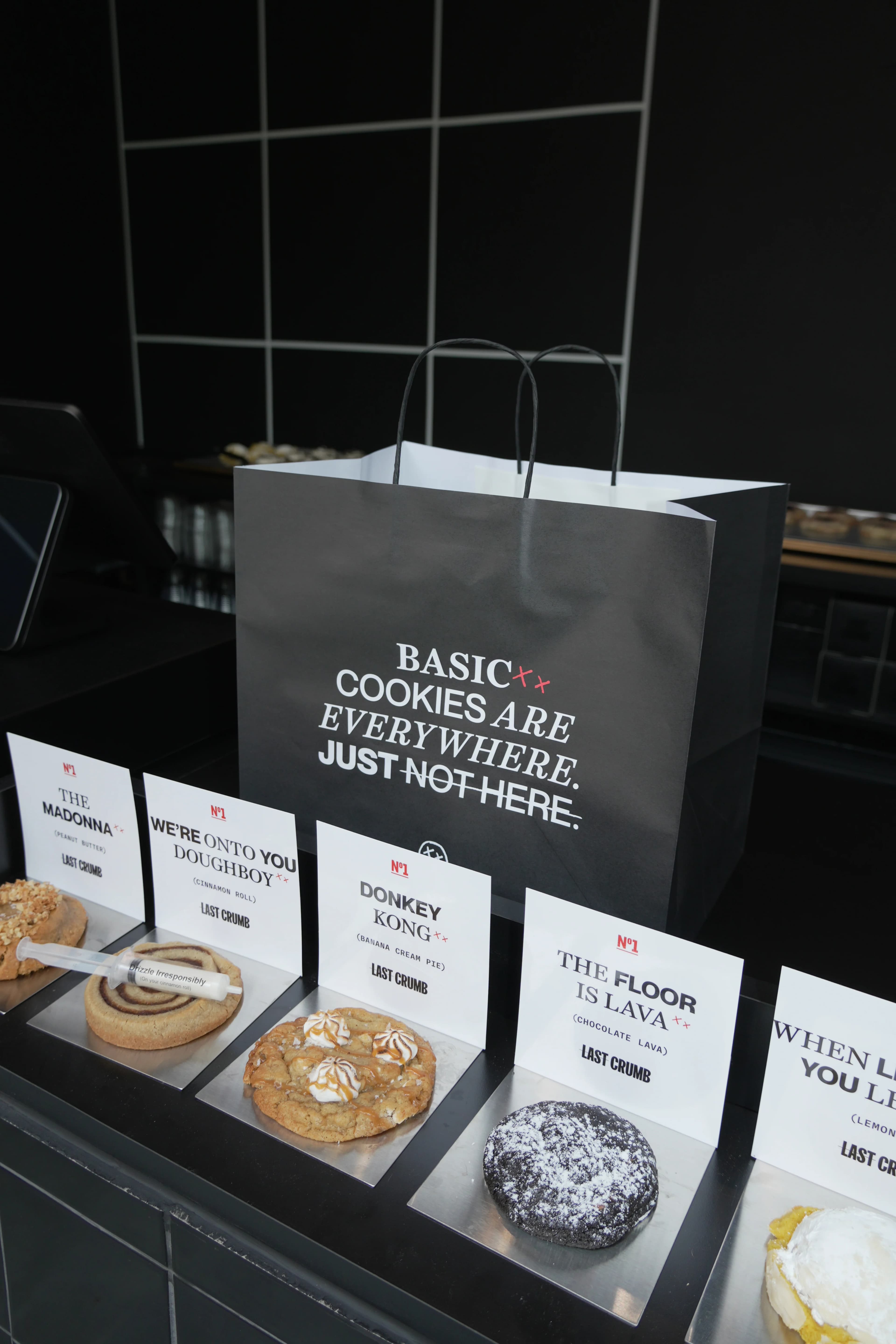 Inside the Last Crumb Williamsburg store.